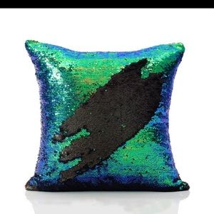 Mermaid Flip Sequin Pillow 18x18